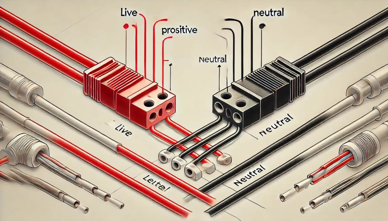 What is the Difference Between a Red Wire and a Black Wire in an Electrical System?