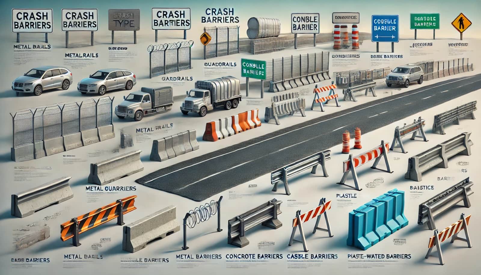 Types of Crash Barriers: Ensuring Road Safety