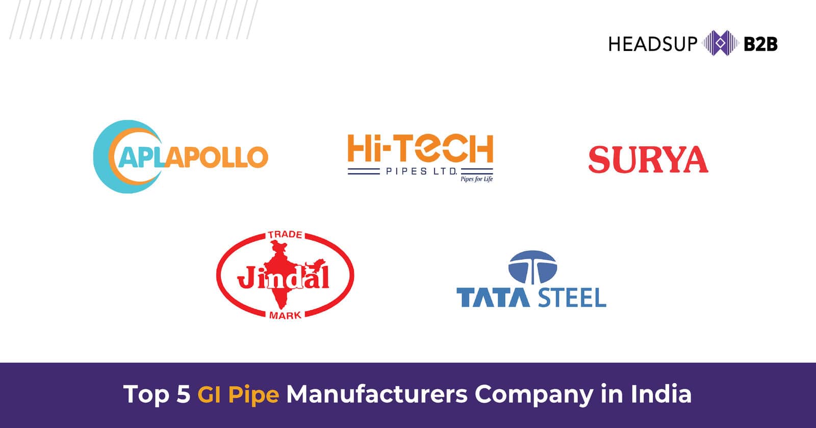 GI Pipes Manufacturer Company in India