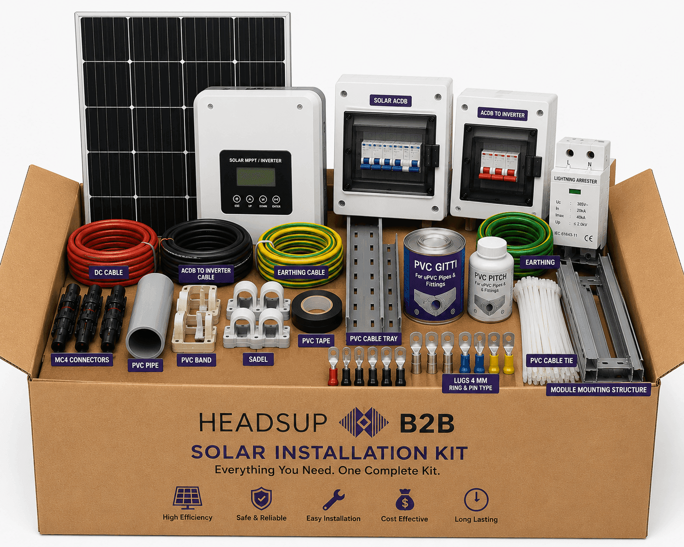 OnGrid DCR/NON DCR 1.1 kW Kit