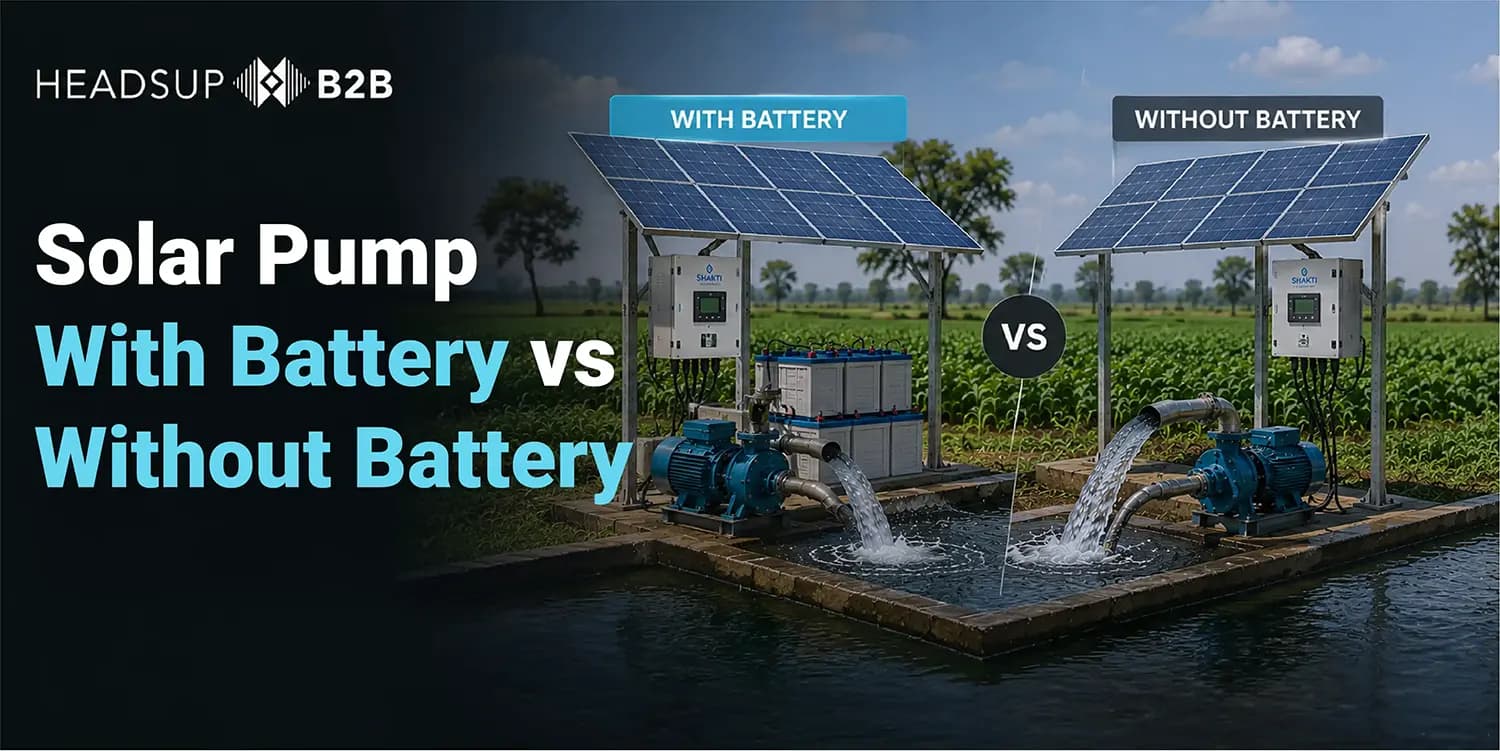 Solar Pump with Battery vs Without Battery — Complete Comparison Guide India 2026