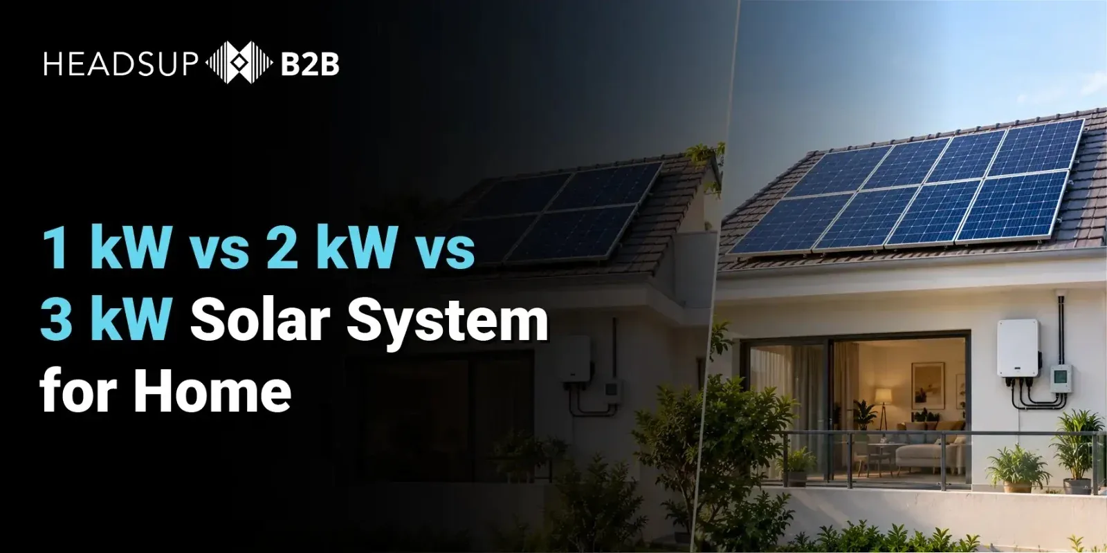1 kW vs 2 kW vs 3 kW Solar System for Home (2026)