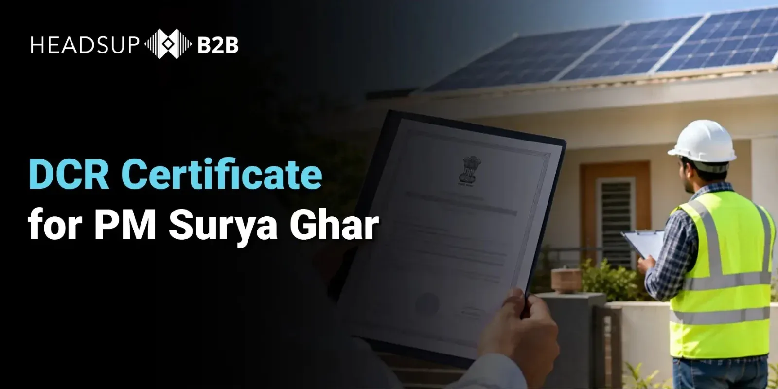 DCR Certificate for PM Surya Ghar: Rules & Verification
