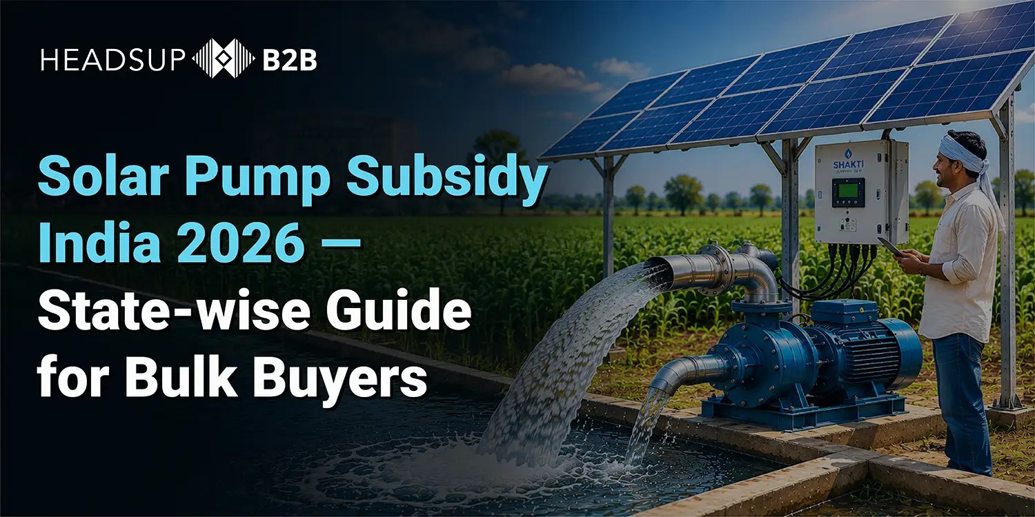 Solar Pump Subsidy India 2026 — Complete State-wise Guide