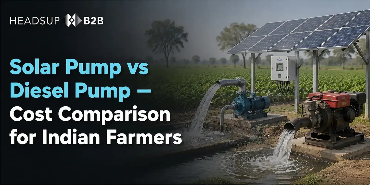 Solar Pump vs Diesel Pump — Cost Comparison for Indian Farmers 2026