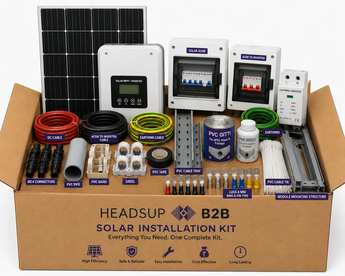 OnGrid DCR/NON DCR 1.1 kW Kit