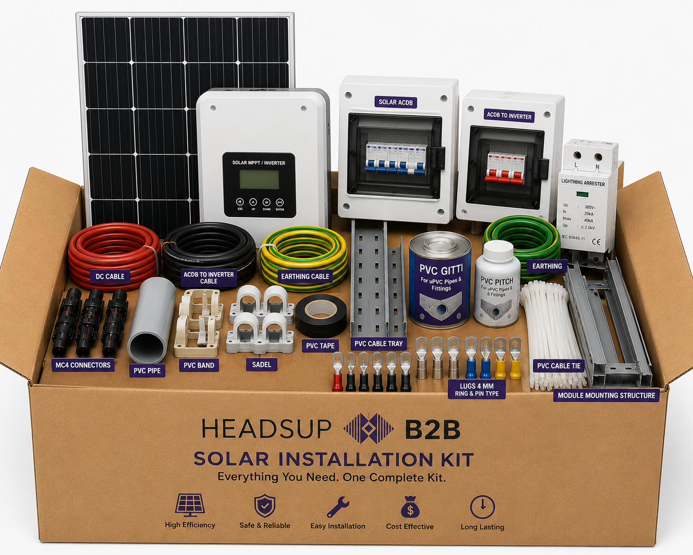 OnGrid DCR/NON DCR 1.1 kW Kit